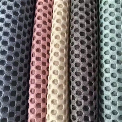 2024 Custom 100% Polyester 3d Aer Spacer Brechdan Rhwyll Chwaraeon Sych Cyflym Adar Ffabrig rhwyll Llygad Ar gyfer Esgidiau Chwaraeon